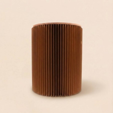 Pouf pliable en carton rond, écolo et pratique | Hashtag Déco