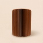 Pouf pliable en carton rond, écolo et pratique | Hashtag Déco