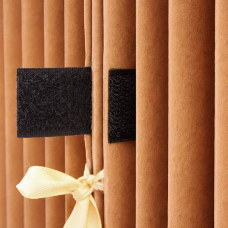 Pouf pliable en carton rond, écolo et pratique | Hashtag Déco