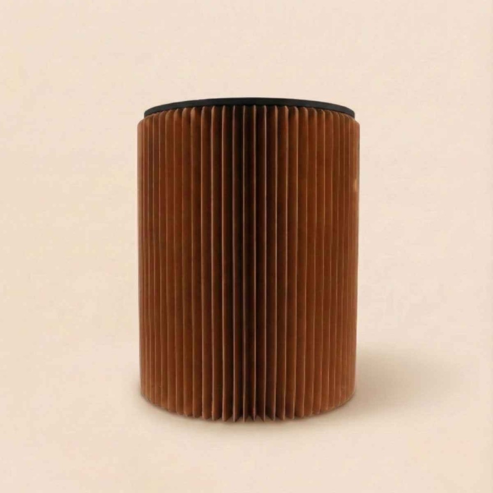 Pouf pliable en carton rond, écolo et pratique | Hashtag Déco