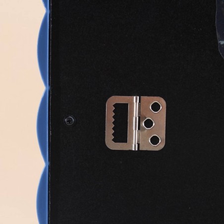 Miroir torsadé bleu en verre 30x40cm | Hashtag Déco