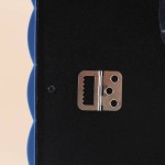 Miroir torsadé bleu en verre 30x40cm | Hashtag Déco