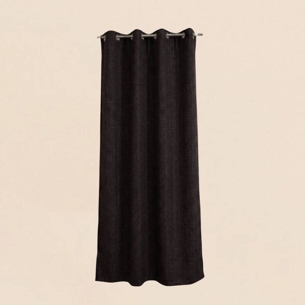 Rideau tamisant coton flammé neutre 140x250cm | Hashtag Déco