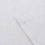 Rideau tamisant coton flammé neutre 140x250cm | Hashtag Déco