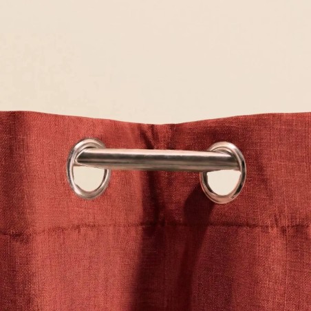 Rideau tamisant coton flammé neutre 140x250cm | Hashtag Déco