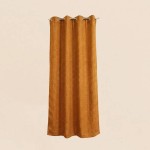 Rideau tamisant coton flammé neutre 140x250cm | Hashtag Déco