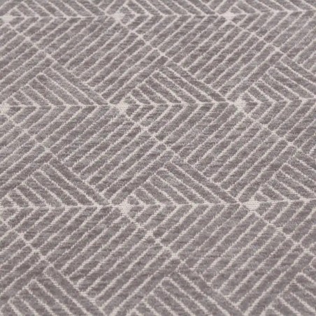 Rideau géométrique coton bleu 140x250cm | Hashtag Déco