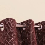 Rideau géométrique coton bleu 140x250cm | Hashtag Déco