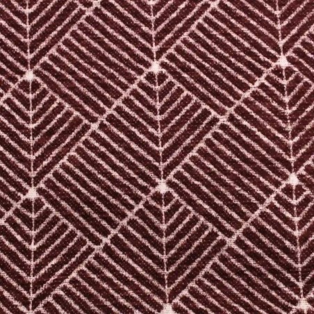 Rideau géométrique coton bleu 140x250cm | Hashtag Déco