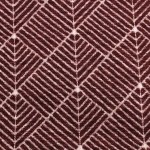 Rideau géométrique coton bleu 140x250cm | Hashtag Déco