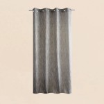 Rideau coton noir élégant 140x250 cm | Hashtag Déco