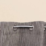 Rideau coton noir élégant 140x250 cm | Hashtag Déco