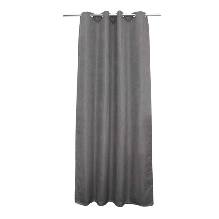 Rideau occultant gris en tissu 140x240cm | Hashtag Déco