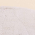 Tapis fourrure beige antidérapant 90cm | Hashtag Déco