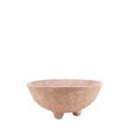 Coupe en papier maché blanc 29cm, élégance naturelle | Hashtag Déco