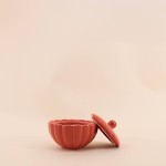 Bougie céramique corolle à couvercle | Hashtag Déco