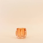 Photophore en verre doré 9cm - Élégance et lumière | Hashtag Déco