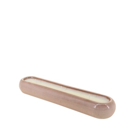 Bougie parfumée céramique beige 31cm | Hashtag Déco