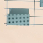 Étagère murale métal noire 50x60cm idéale bureau | Hashtag Déco