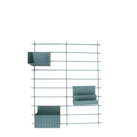 Étagère murale métal noire 50x60cm idéale bureau | Hashtag Déco