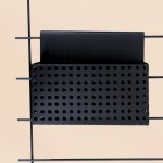 Étagère murale métal noire 50x60cm idéale bureau | Hashtag Déco