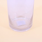 Vase en verre transparent 15x40cm, chic et moderne | Hashtag Déco