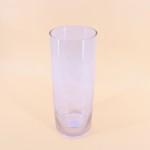 Vase en verre transparent 15x40cm, chic et moderne | Hashtag Déco