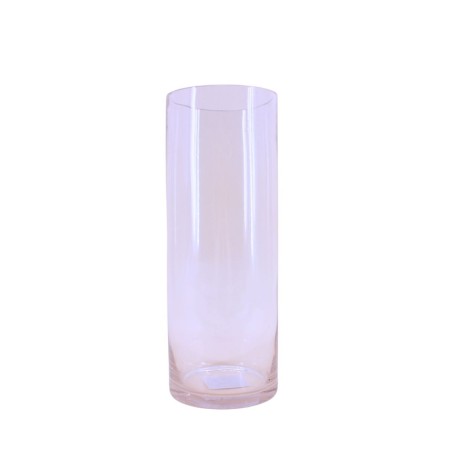 Vase en verre transparent 15x40cm, chic et moderne | Hashtag Déco