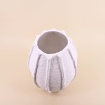 Vase papier mâché blanc 40cm, moderne et éco | Hashtag Déco