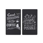 Plaques protection cuisine en verre gris | Hashtag Déco