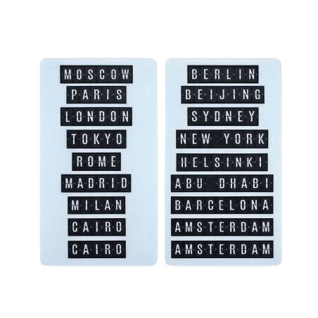 Plaques protection cuisine noir et blanc | Hashtag Déco