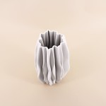 Vase alvéolé céramique blanche 3D 30cm | Hashtag Déco