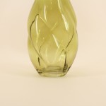 Vase en verre rouge 22 cm, design moderne | Hashtag Déco