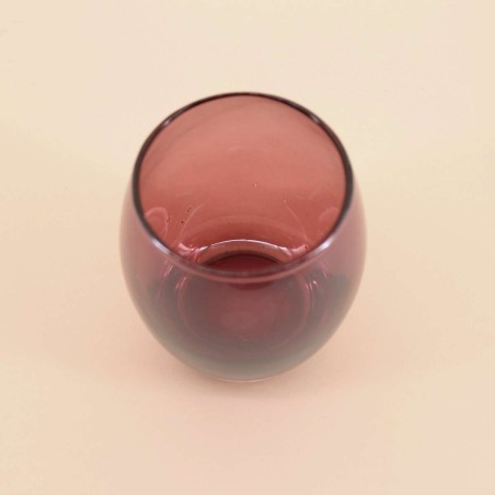 Photophore verre irisé 9cm, chic et élégant | Hashtag Déco