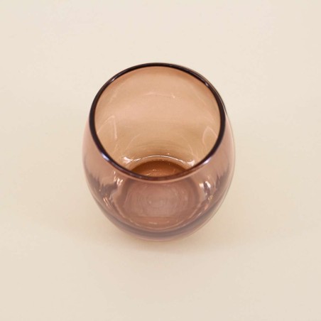 Photophore verre irisé 9cm, chic et élégant | Hashtag Déco