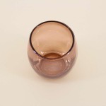 Photophore verre irisé 9cm, chic et élégant | Hashtag Déco