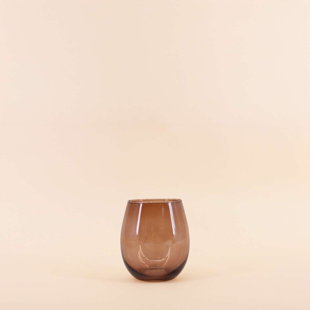 Photophore en verre irisé 11cm, charme raffiné | Hashtag Déco