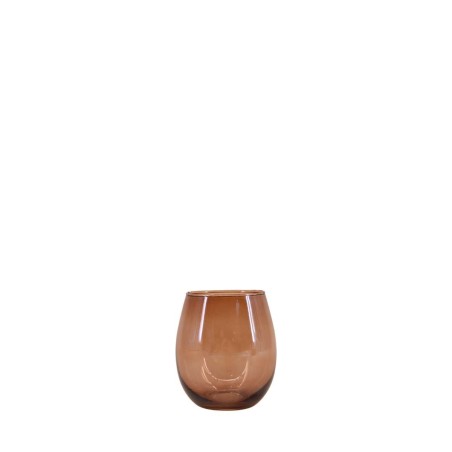 Photophore en verre irisé 11cm, charme raffiné | Hashtag Déco