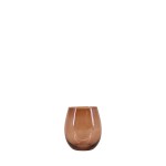 Photophore en verre irisé 11cm, charme raffiné | Hashtag Déco