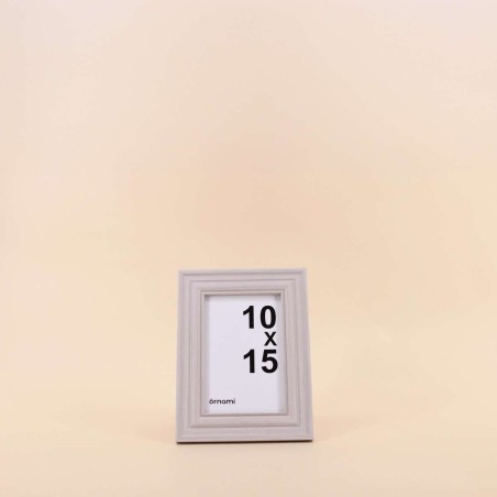 Cadre photo gris en MDF 10x15cm élégant | Hashtag Déco