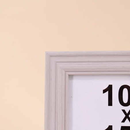 Cadre photo gris en MDF 10x15cm élégant | Hashtag Déco