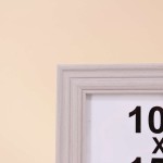 Cadre photo gris en MDF 10x15cm élégant | Hashtag Déco