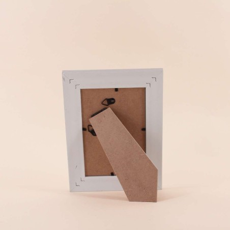 Cadre photo gris en MDF 10x15cm élégant | Hashtag Déco