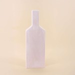 Vase géométrique en grès neutre 48cm | Hashtag Déco