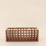 Boite rangement bureau bois 24cm naturel | Hashtag Déco