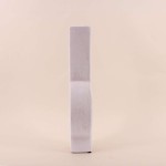 Vase géométrique en grès neutre 38cm | Hashtag Déco