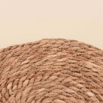 Sets de table ronds naturels beige 33cm | Hashtag Déco