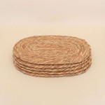 Sets de table ovales naturels 44x30cm | Hashtag Déco
