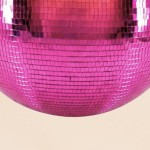 Boule à facettes XL rose doré verre 60cm | Hashtag Déco