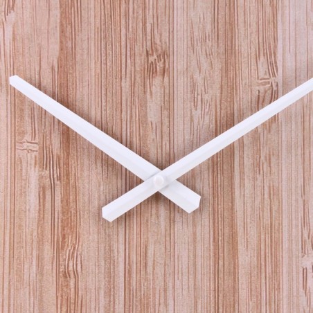 Horloge ronde bois naturel 50cm, charme scandinave | Hashtag Déco